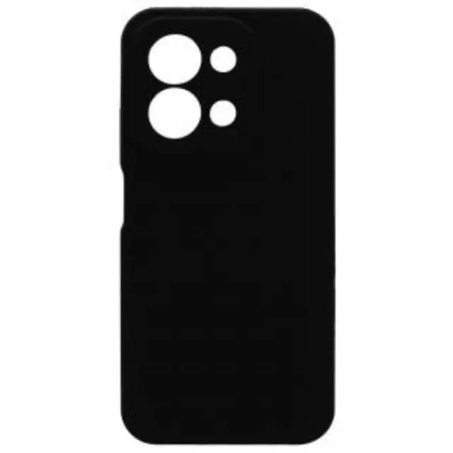 Θήκη Liquid Silicon inos Xiaomi Poco C85/ Redmi 15C 4G/ Redmi 15C 5G Velvet Μαύρο N70012 2