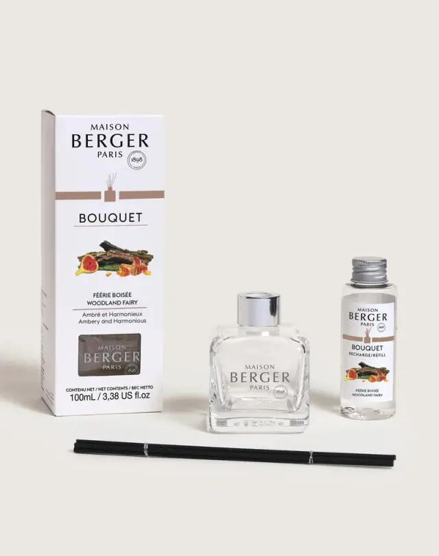 Maison Berger Paris Bouquet Cube Diffuser Woodland Fairy Διαχύτης Αρώματος με stick’s και άρωμα 100ml