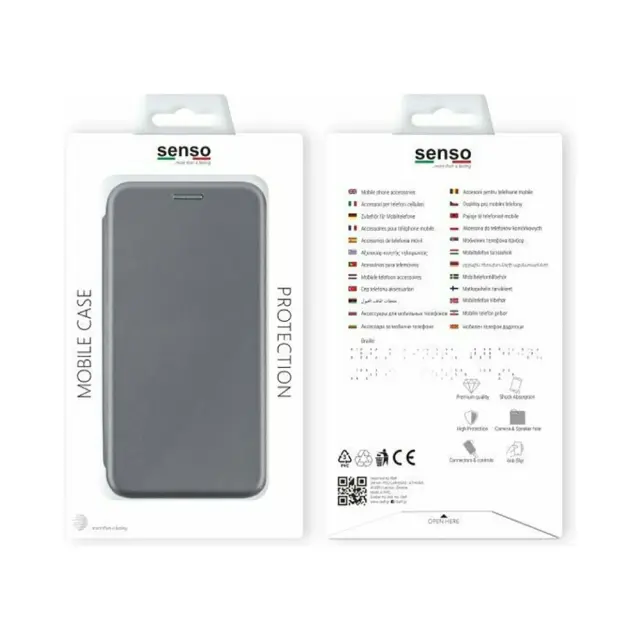 Senso Oval Stand Book Case Apple iPhone 13 Pro Titanium 2