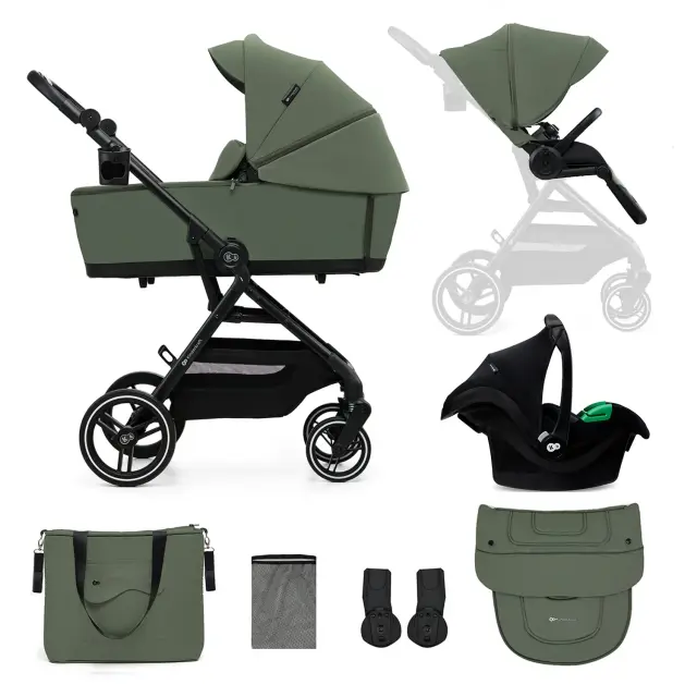 Kinderkraft Yoxi Πολυκαρότσι 3 σε 1 Mystic Green