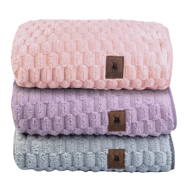 Κουβέρτα fleece baby γκρι 110x150cm Greenwich Polo Club 8837 3