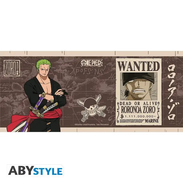 Abysse One Piece - Zoro Wanted Mug (460ml) (ABYMUGA582) 2