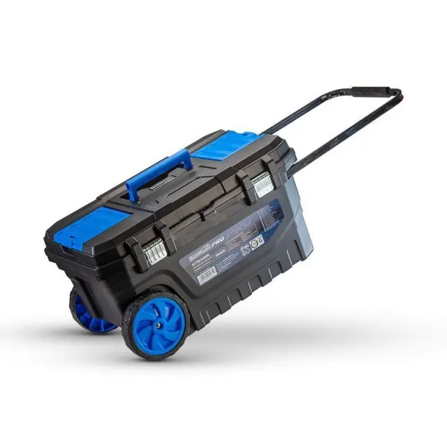 Bormann Pro BTB3322 - Εργαλειοθήκη Πλαστική "Snake" Με Ρόδες, Τηλεσκοπική Λαβή & Ταμπακέρα (054351) 3