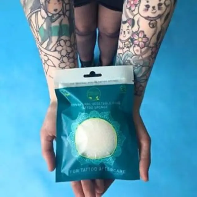 Konjac Sponge Tattoo 2