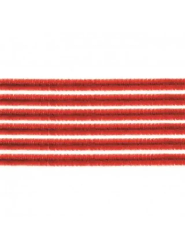 Glorex Σύρμα Πίπας Κόκκινο Σετ 10 Τεμαχίων 50Χ0.8cm/ 63800618 (GLOREX)