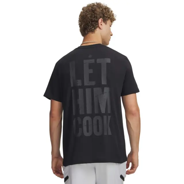 Under Armour Men's Curry Let Him Cook T-Shirt Μαύρο 6009784-001 (Under Armour) - Medium 2