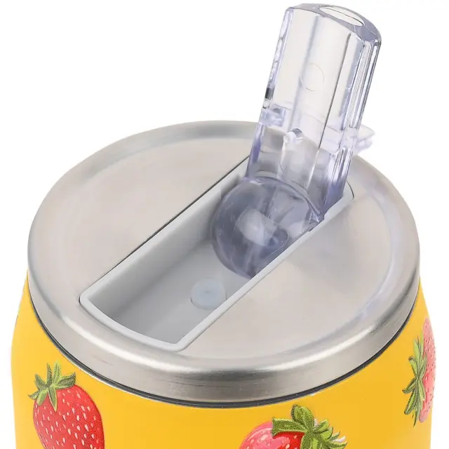 Estia® Travel Cup Save The Aegean Ποτήρι Θερμός με Καλαμάκι 500ml-Berry Bright (01-31190) 2
