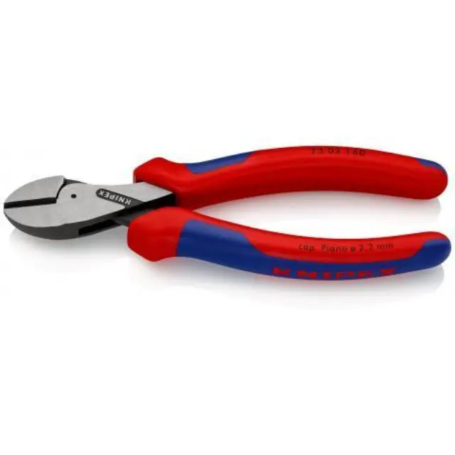 Knipex 7211160 - Πλαγιοκόφτης κυρτός με ψίλη μόνωση No160mm