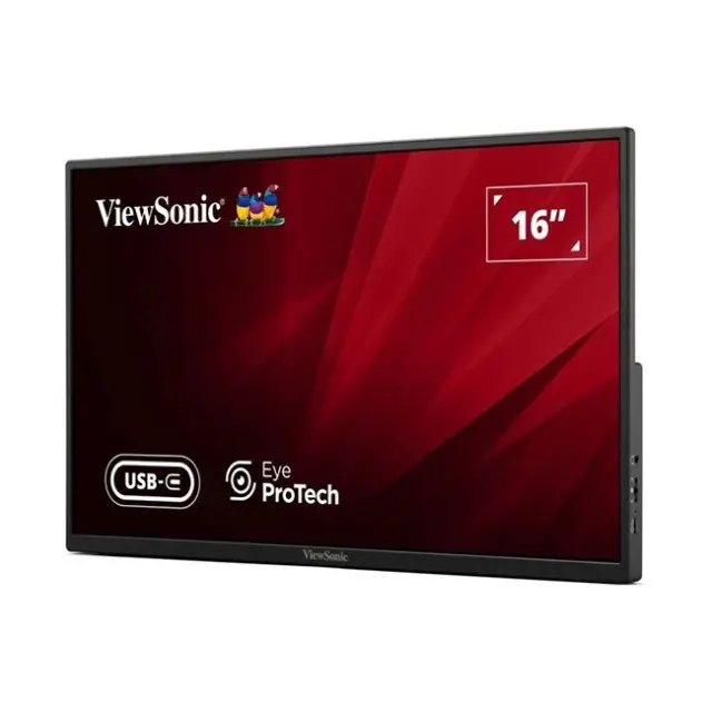 Viewsonic VA1650 IPS Φορητό Monitor 16" FHD 1920x1080 με Χρόνο Απόκρισης 7ms GTG 2