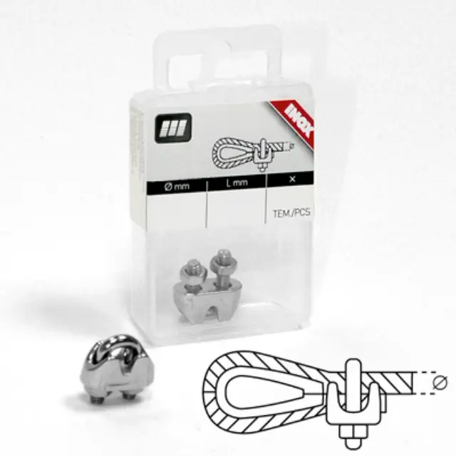 Σφιγκτήρες Συρματόσκοινου Inox 3mm