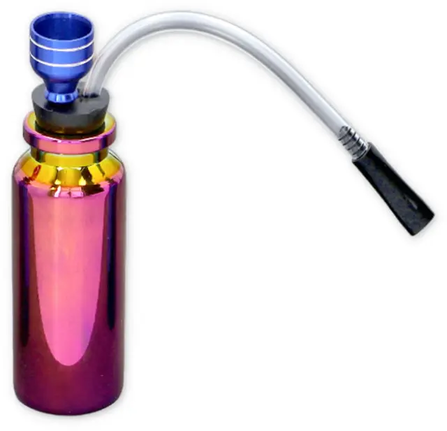 Γυάλινο Bong Mini Rainbow Bottle - 11cm 2