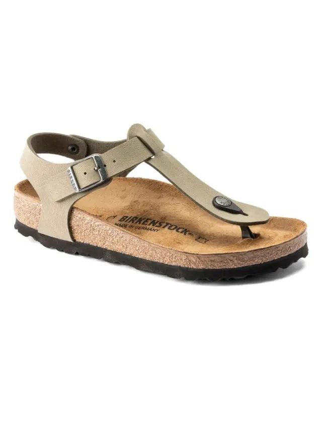 Birkenstock Πέδιλα Unisex Birko-Flor-Nubuck(ανθεκτικό υλικό της Birkenstock-επιτρέπει την επαφή με το νερό) Πράσινο BIR/KAIRO 047211 khaki N 2