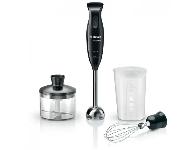 Ραβδομπλέντερ Bosch CleverMixx MSM2650B με ισχύ 600W και 1 ταχύτητα - Black MSM2650B