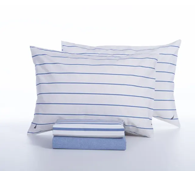 Nef-Nef Homeware Παπλωματοθήκη Nautica Ocean Σετ Υπέρδιπλη 240x220 Denim 3