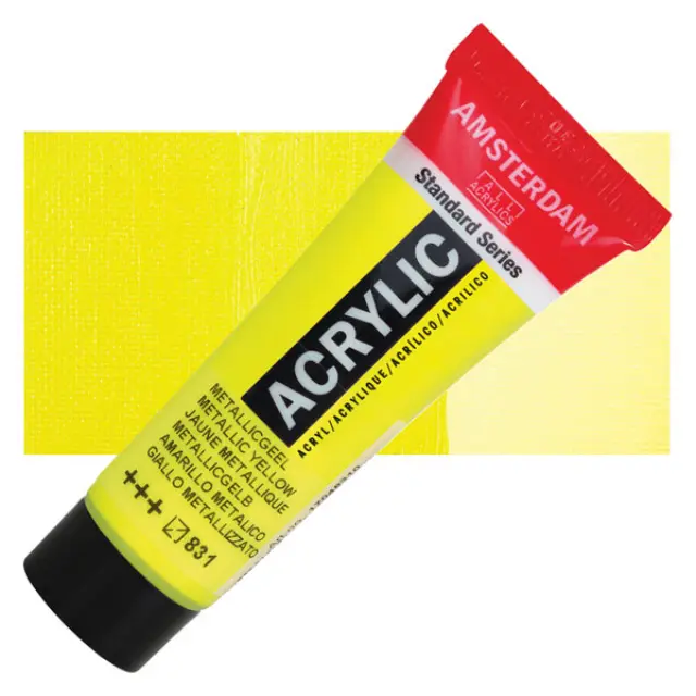 Ακρυλικό Talens Amsterdam 831 Metallic Yellow - 20ml