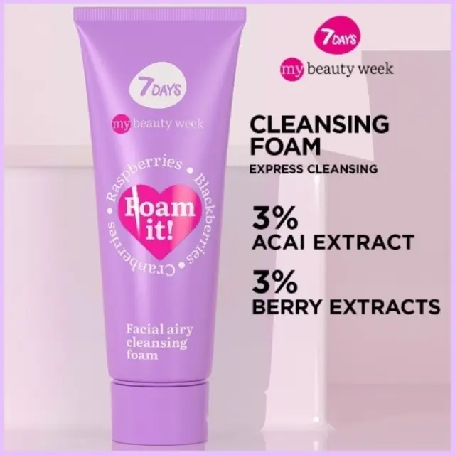 7Days Mb Foam It Facial Airy Cleansing Foam Αέρινος Αφρός Καθαρισμού Προσώπου 80ml 2