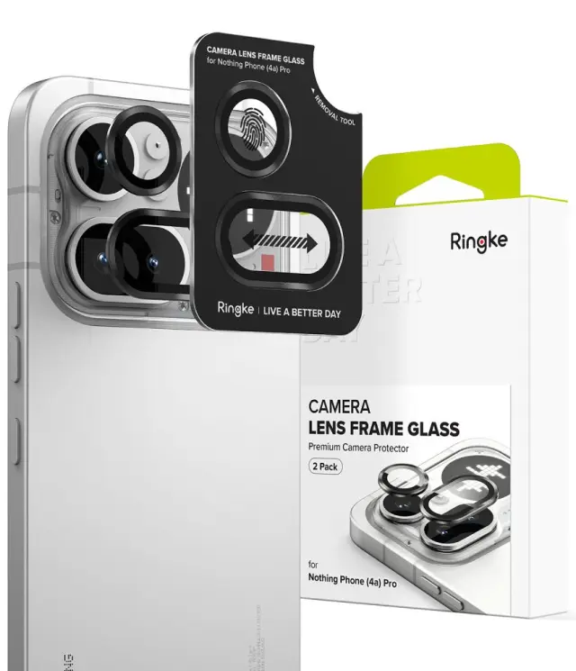 Ringke Camera Frame Protector 2-pack Nothing Phone 4a Pro Black