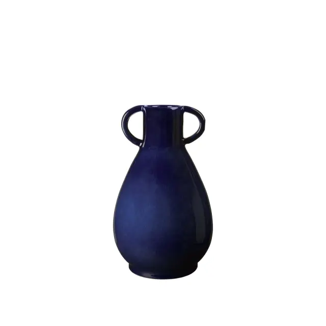 BROSTE COPENHAGEN - ΚΕΡΑΜΙΚΟ ΒΑΖΟ ΜΠΛΕ 27,5cm X 44,5cm - One size