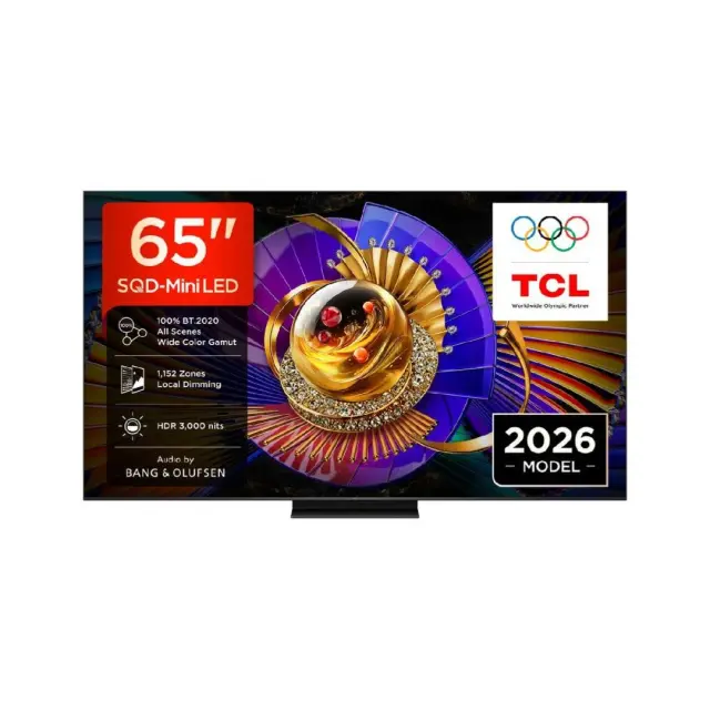 TCL TV" 65C7L SQD-MiniLED 4K GoogleTV 144Hz 2026