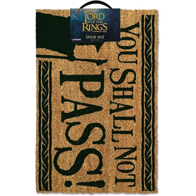 Pyramid Πατάκι Εισόδου Lord Of The Rings - Paillasson 40X60 - You Shall Not Pass (GP85071)