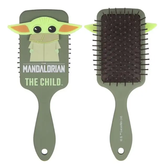 Βούρτσα Μαλλιών The Mandalorian green hairbrush