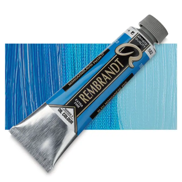 Λάδι Talens Rembrandt - 582 Manganese Blue Phthalo - 40ml