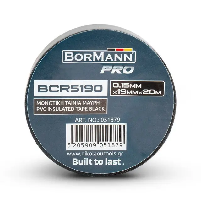 Bormann Pro BCR5180-10 - Μονωτική ταινία μαύρη (050872) 2