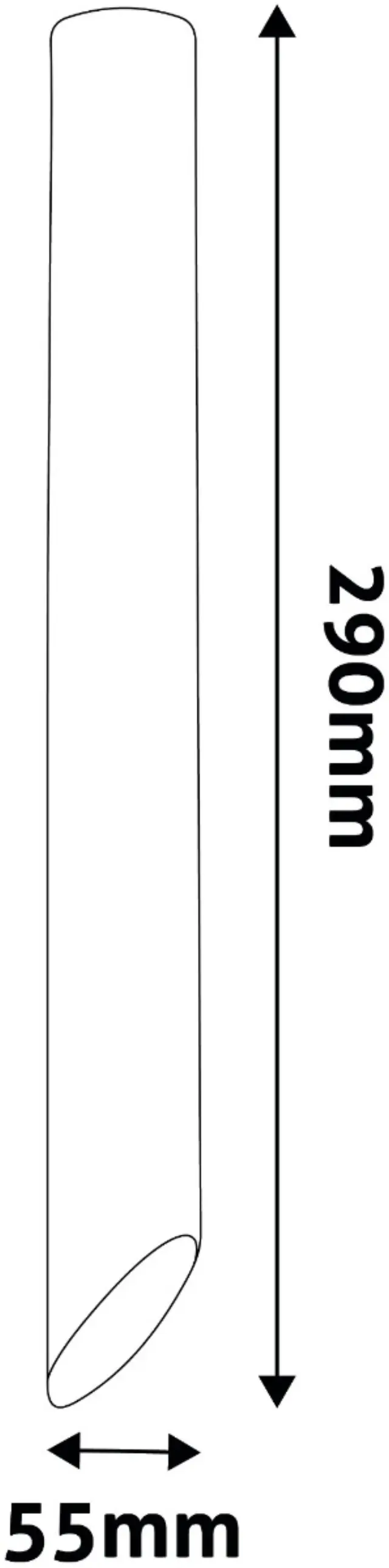 Avide Φωτιστικό Οροφής GU10 Spot Light Στρογγυλό Λευκό 290mm 15.001.1972 2
