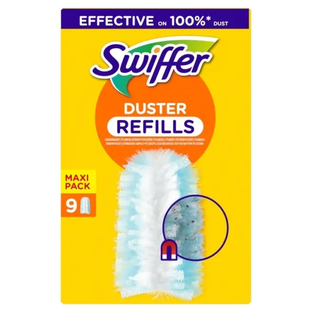 Ανταλλακτικά Φτερά Ξεσκονίσματος Swiffer Duster 9 Τεμ