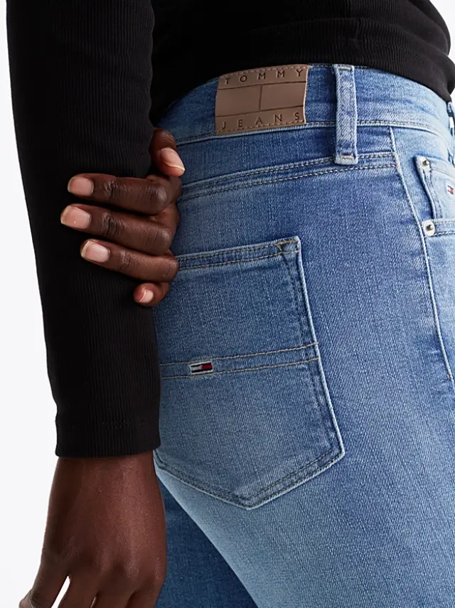 Tommy Hilfiger - Γυναικείο Th Sylvia High Rise Skinny Jeans DW0DW20223-1A5 Μπλε 3