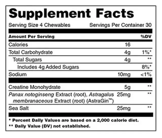 Universal Nutrition Animal Creatine Chews 2