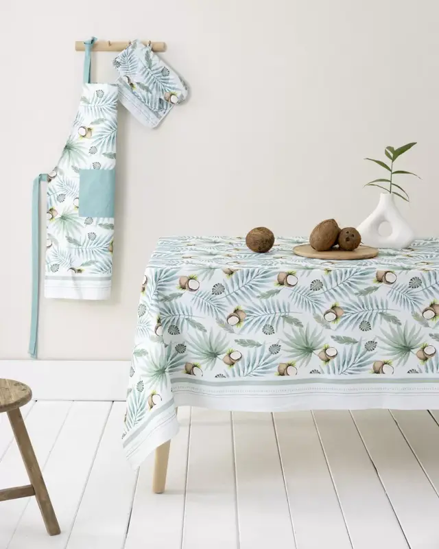 Τραπεζομάντηλο 140x240 Nima Coconut Veraman-White 100% βαμβακερό