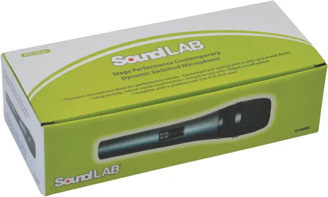 SOUNDLAB SoundLAB Stage Performance Contemporary Dynamic Handheld Microphone 600 Ohm (G158MD) 2