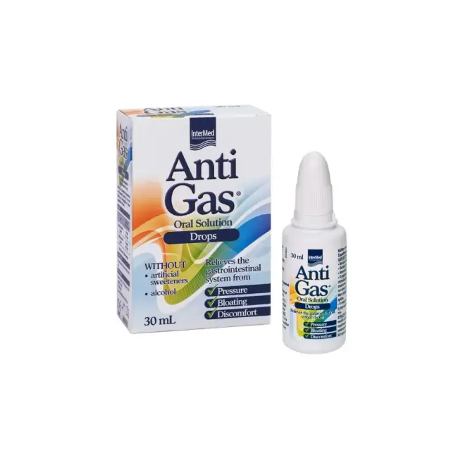 Intermed Anti Gas Πόσιμο Διάλυμα σε Σταγόνες για την Ανακούφιση Βρεφικού Κολικού, 30ml