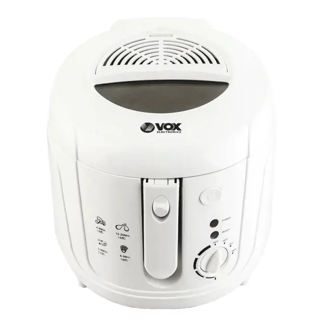 Φριτέζα Βαθιά Με Κάδο 2.5lt 1800W Λευκό VOX FT5318 by ArteLibre