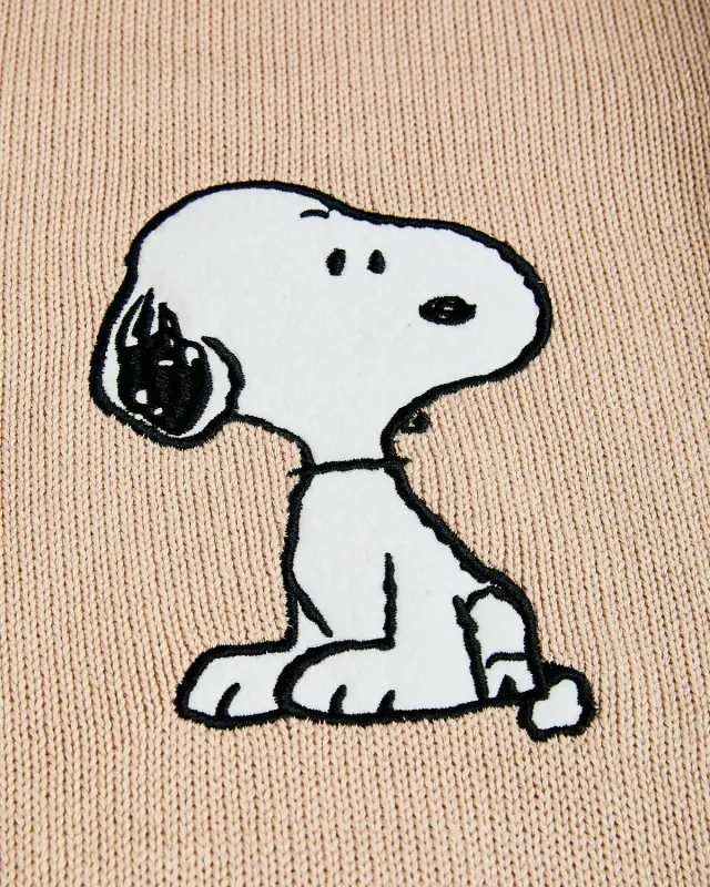 Πουλόβερ Snoopy με κέντημα 3