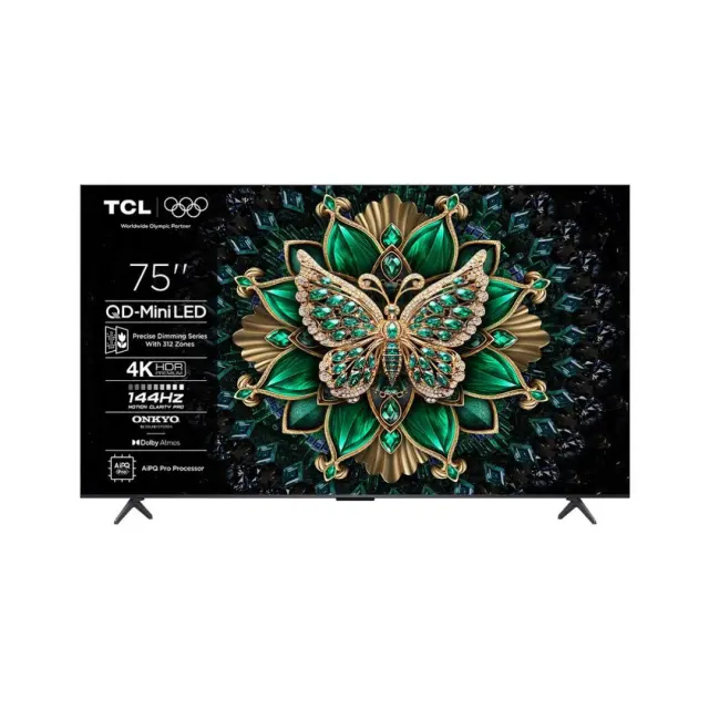 ΤΗΛΕΟΡΑΣΗ 75'' QD-Mini LED 75C6K PRO TCL