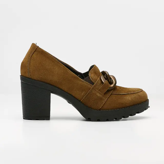 Imac Μοκασίνια-Loafers Γυναικείο δέρμα suede Καφέ IMA/657340 COGNAC - 41