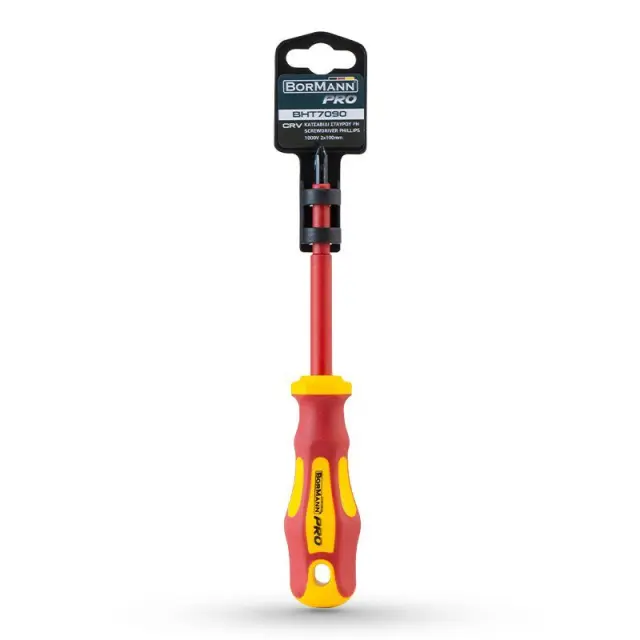 Bormann Pro BHT7092 - Κατσαβίδι σταυρού PH VDE 1.000V 3x150mm CrV (046165) 2