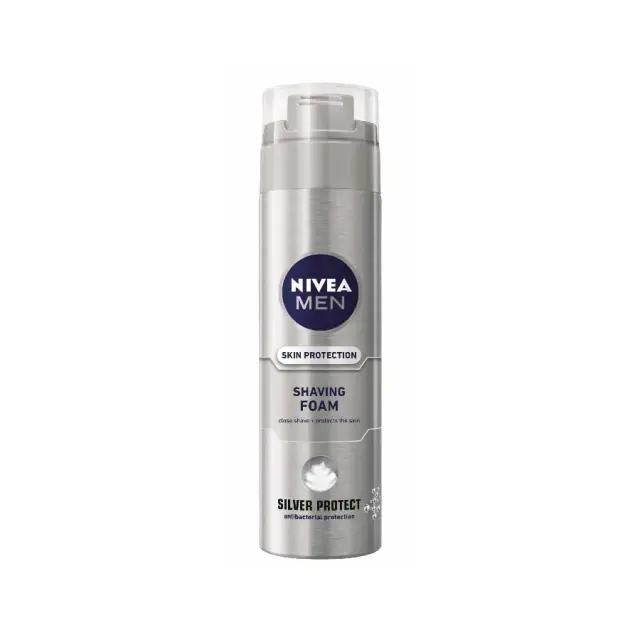Nivea Men Αφρός Ξυρίσματος Silver Protect 200ml