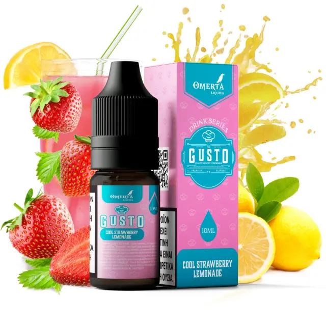 Cool Strawberry Lemonade 10ml - Omerta 3mg