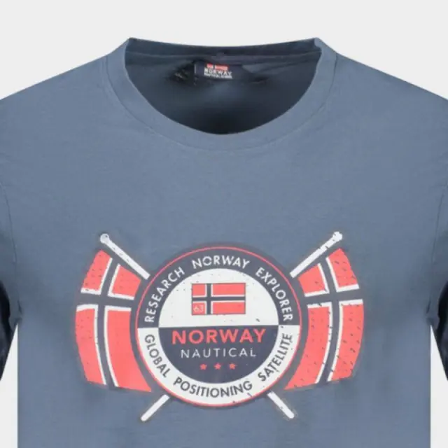 Norway Nautical School - Ανδρικό T-shirt Κοντομάνικο 856028-GALAXY Μπλε - 2XL 3