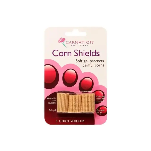 Carnation Corn Shields Απορρόφηση κραδασμών & μείωση τριβών, 3 τεμάχια