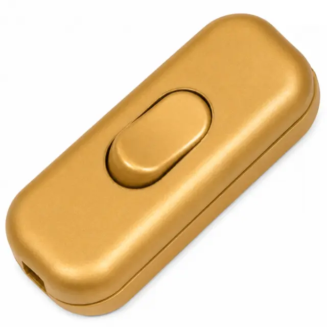 Cord Switch 1P 2A 250V Gold Thorgeon
