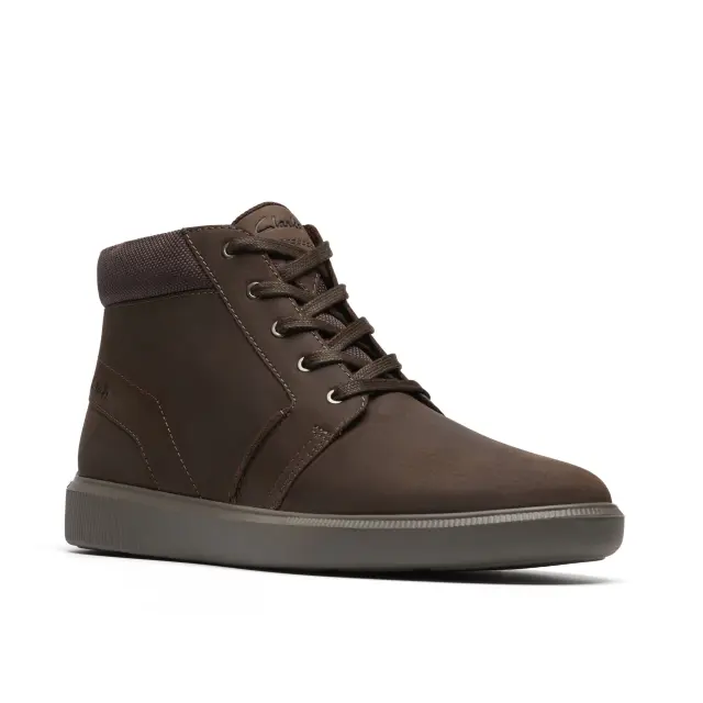 Clarks Brodin Mid ανδρικά δερμάτινα μποτάκια 26185512-1 2