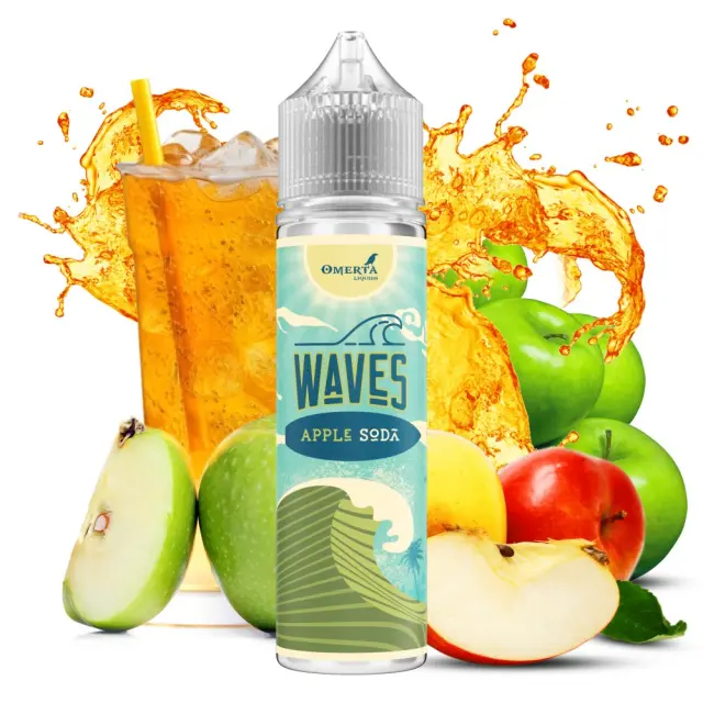 Apple Soda 15ml (60ml) - Waves by Omerta
