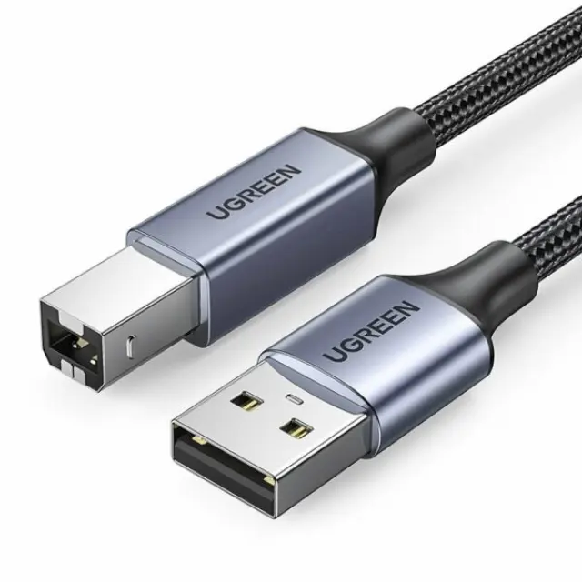 Ugreen US241 USB 2.0 Cable USB-C male USB-B Μαύρο-1m