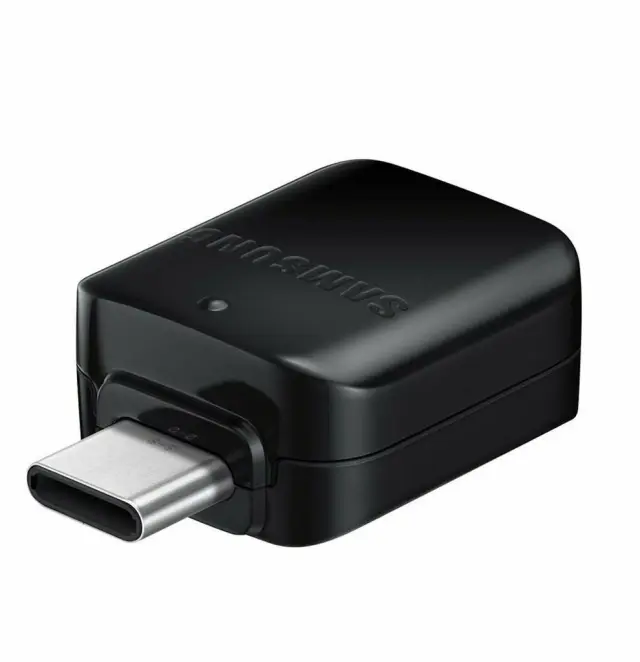 Original Αντάπτορας Samsung - USB-C Male - USB-A Female OTG Cable - Μαύρο Bulk. (EE-UN930BBEGWW)