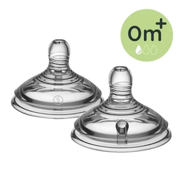 Tommee Tippee Closer to Nature Θηλές Αργής Ροής (0+ μηνών) 2pcs 2