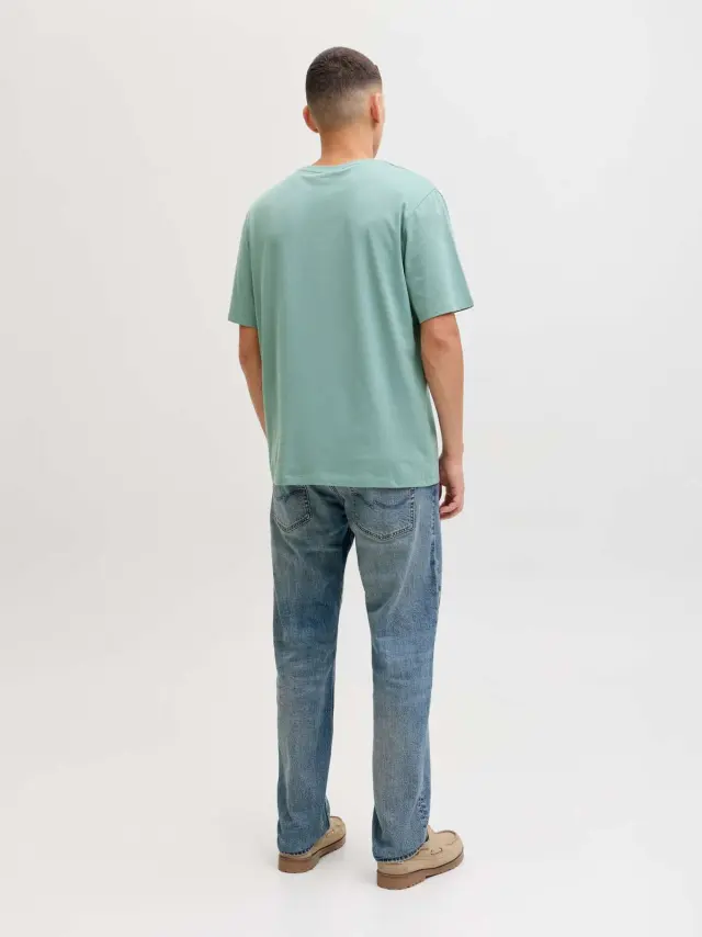 JJELOGO TEE SS O-NECK 2 COL SS26 SN Mineral Blue 2